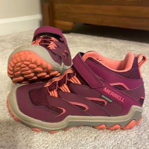 Merrell Kids Purple and Pink Hiking Boots